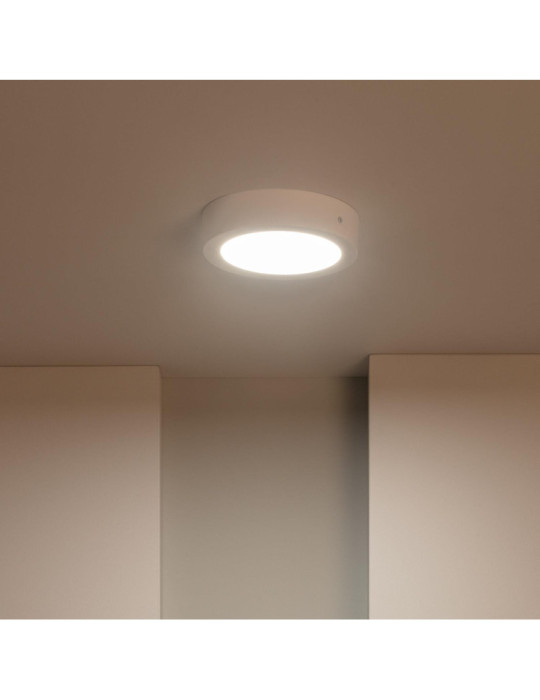 Plafonnier LED Rond 12W SwitchCCT Sélectionnable Ø 170mm Dimmable Compatible avec Télécommande RF V.2