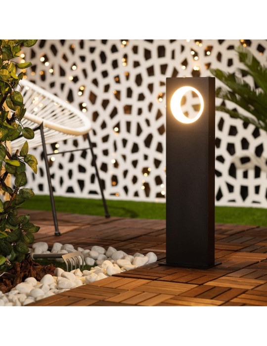 Balise LED Extérieure 12W en Saillie sur Pied 60cm Arada