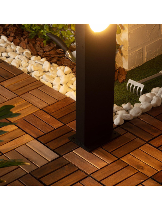 Balise LED Extérieure 12W en Saillie sur Pied 60cm Arada
