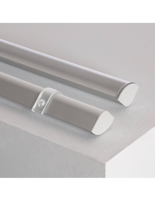 Profilé Aluminium pour Angle avec Capot Continu pour Ruban LED jusqu'à 20mm