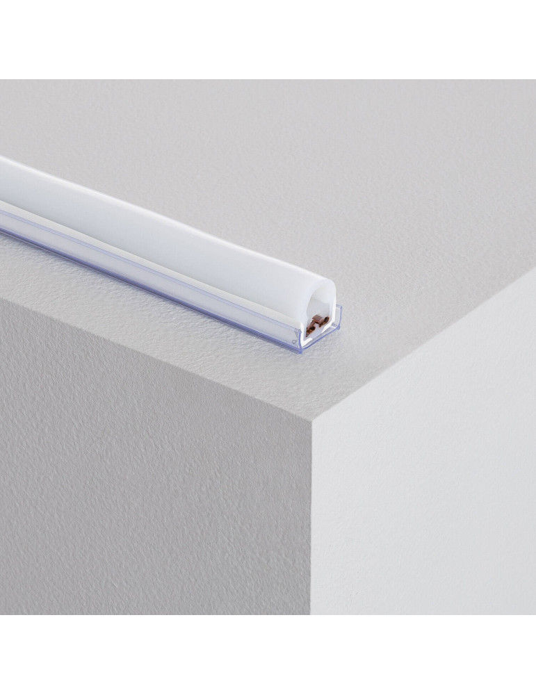 Profilé PVC 1m pour Gaine Néon LED Flexible Dimmable 7.5W/m 220V AC 120 LED/m Semi-circulaire 180° Monochrome sur Mesure Profilé PVC 1m pour Gaine Néon LED Flexible Dimmable 7.5W/m 220V AC 120 LED/m Semi-circulaire 180° Monochrome sur Mesure