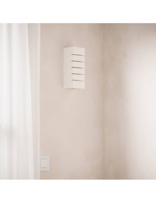 Applique Murale Plâtre Double Éclairage Rubis