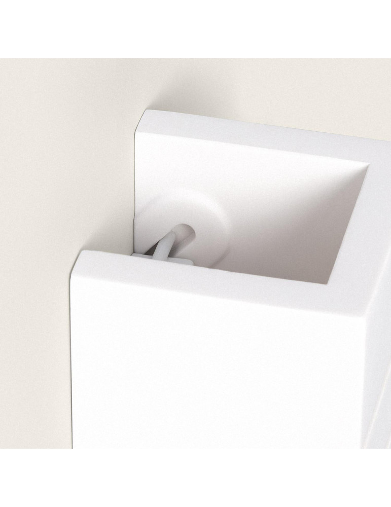 Applique Murale Plâtre Double Éclairage Rubis