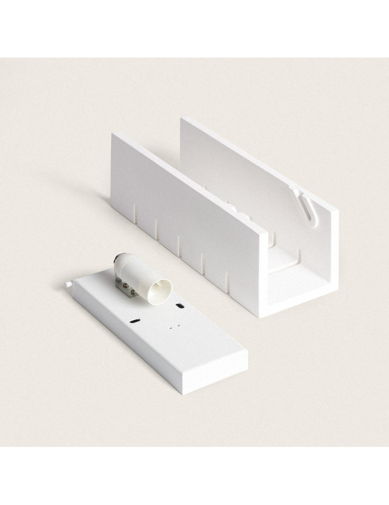 Applique Murale Plâtre Double Éclairage Rubis