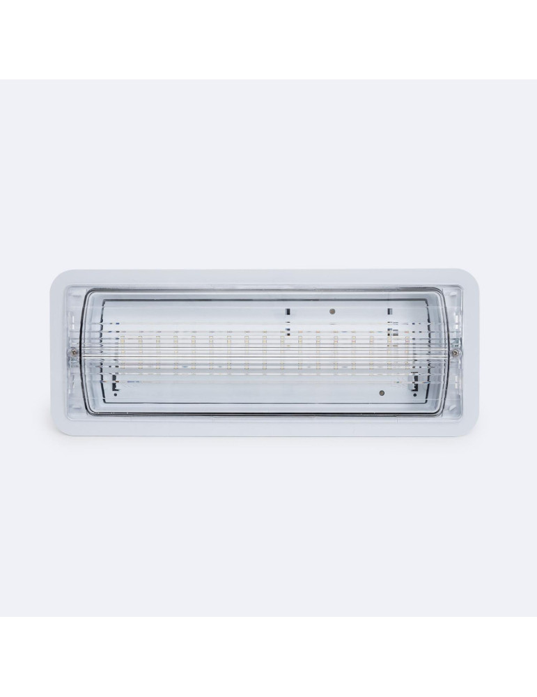 Éclairage de Secours LED Encastrable 160lm Permanent/Non Permanent Coupe 155x400 mm