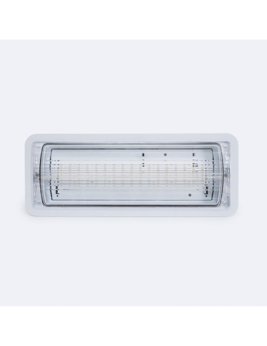 Éclairage de Secours LED Encastrable 160lm Permanent/Non Permanent Coupe 155x400 mm