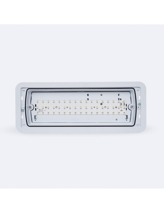 Éclairage de Secours LED Encastrable 160lm Permanent/Non Permanent Coupe 155x400 mm