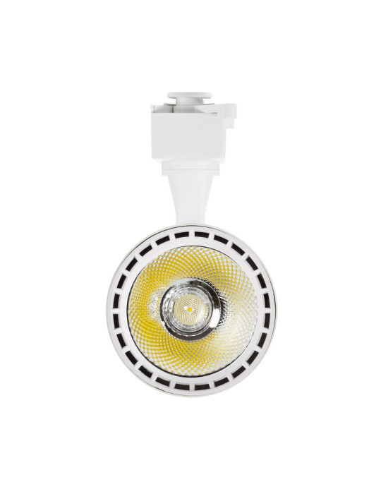Spot LED sur Rail Monophasé 20W Bron Blanc