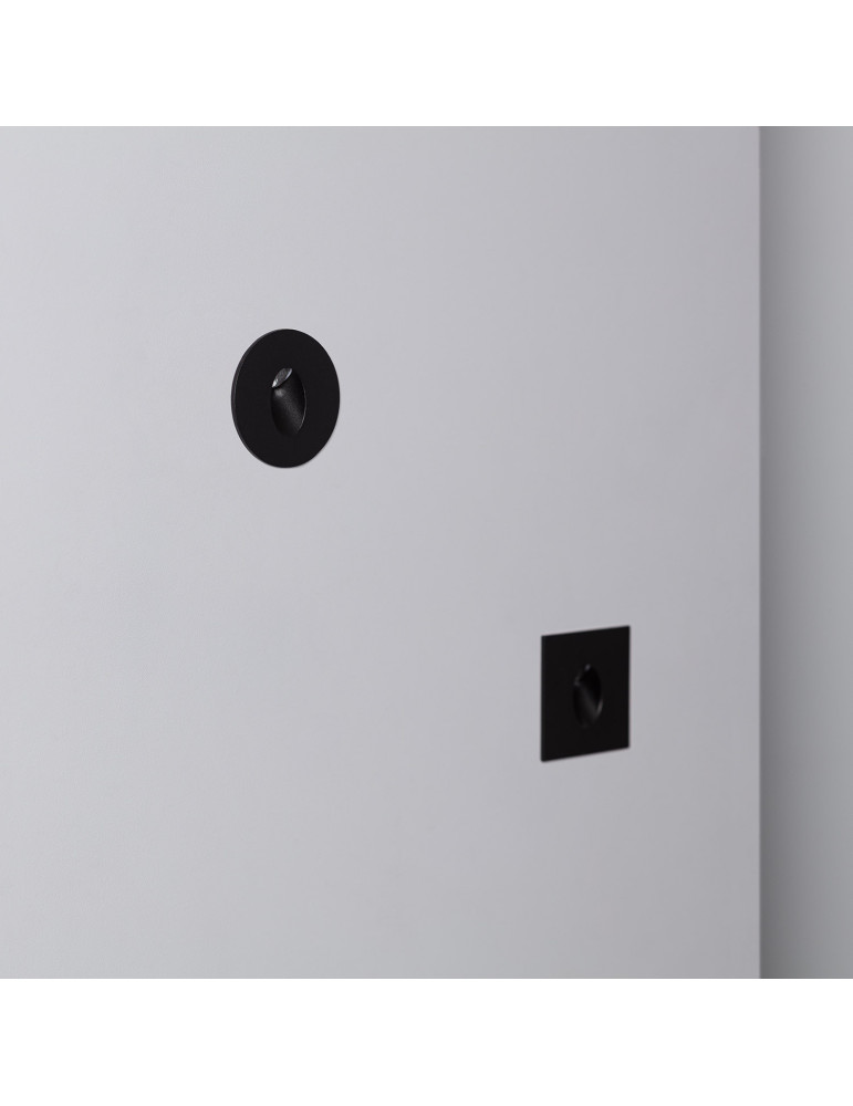 Baliza LED Blake Acabado Negro 1W