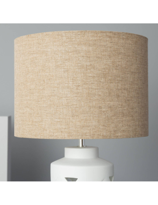 Lampe à Poser Céramique et Tissu Makalu