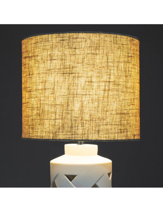 Lampe à Poser Céramique et Tissu Makalu