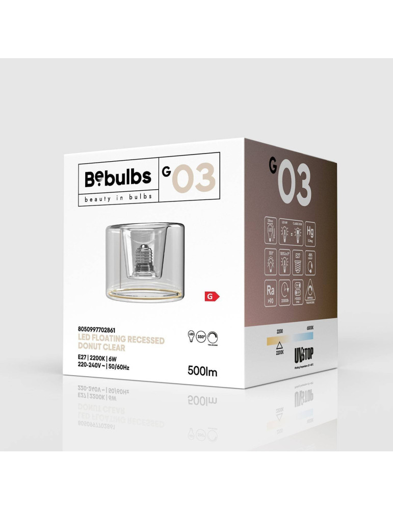 Ampoule Filament LED E27 36W 500 lm G03 Dimmable Creative-Cables BB-G03