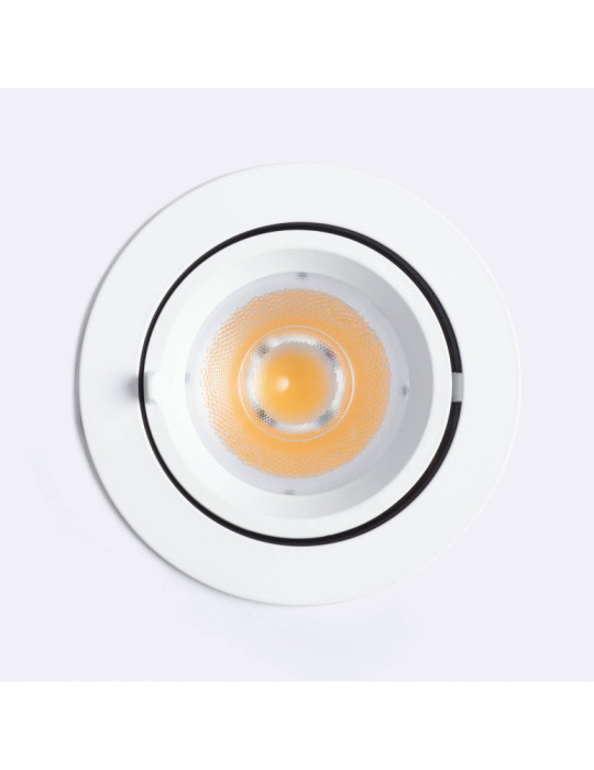 Downlight LED 24W Rond Orientable OSRAM CCT 120 lm/W LIFUD Coupe Ø 120 mm