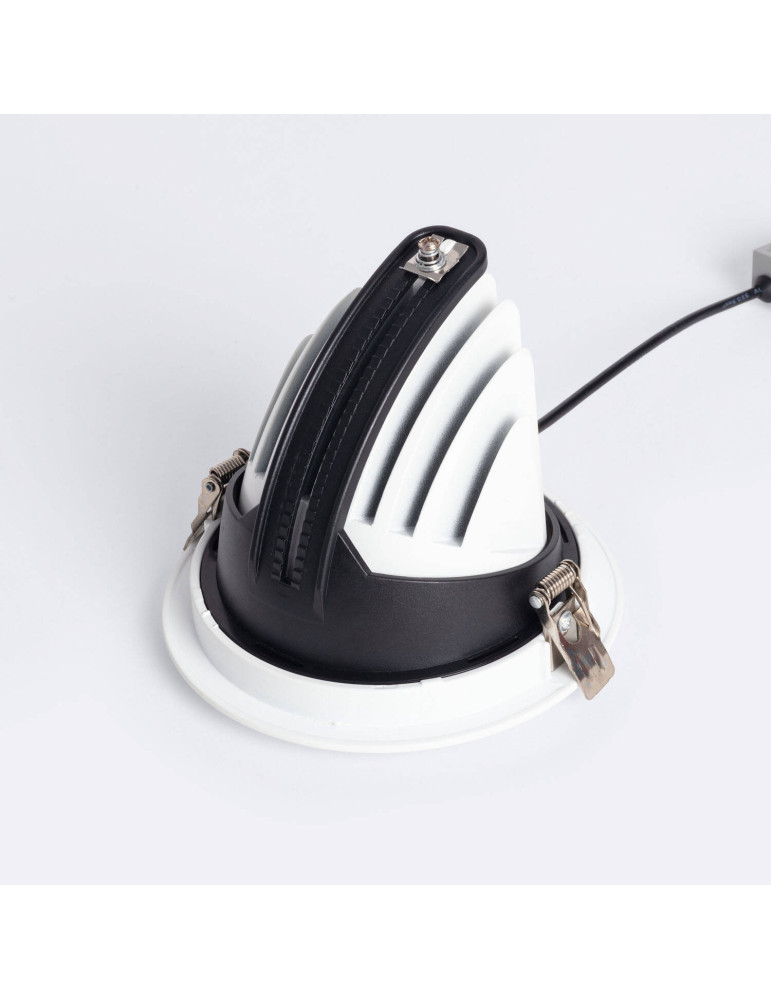 Downlight LED 24W Rond Orientable OSRAM CCT 120 lm/W LIFUD Coupe Ø 120 mm