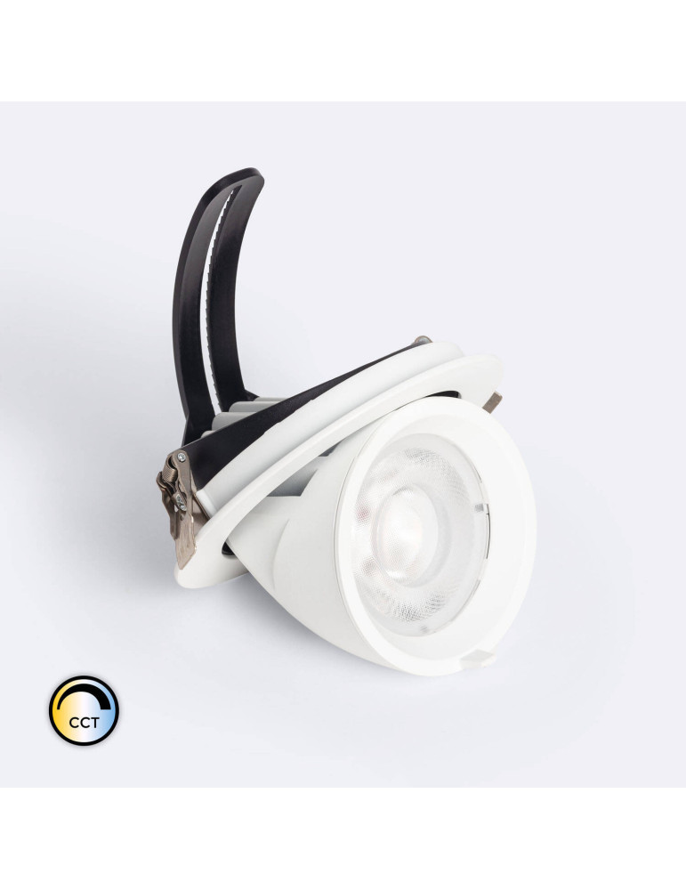 Downlight LED 24W Rond Orientable OSRAM CCT 120 lm/W LIFUD Coupe Ø 120 mm