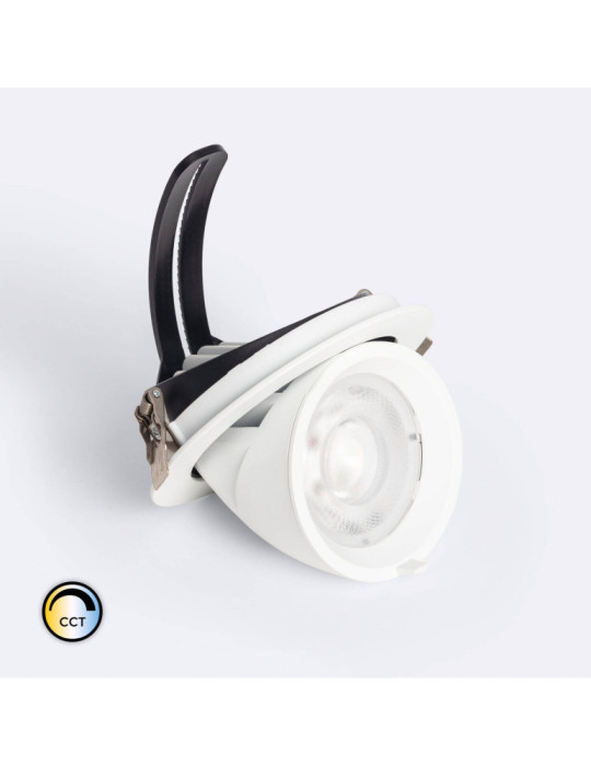 Downlight LED 24W Rond Orientable OSRAM CCT 120 lm/W LIFUD Coupe Ø 120 mm