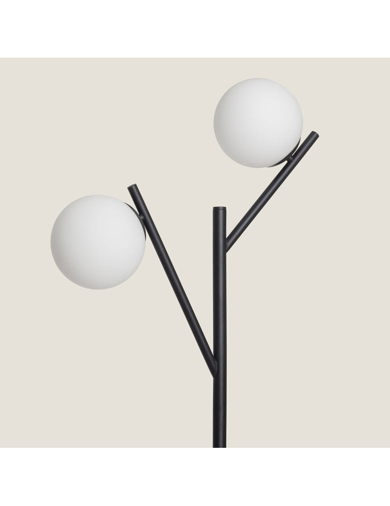 Lampadaire Métal et Verre Balts