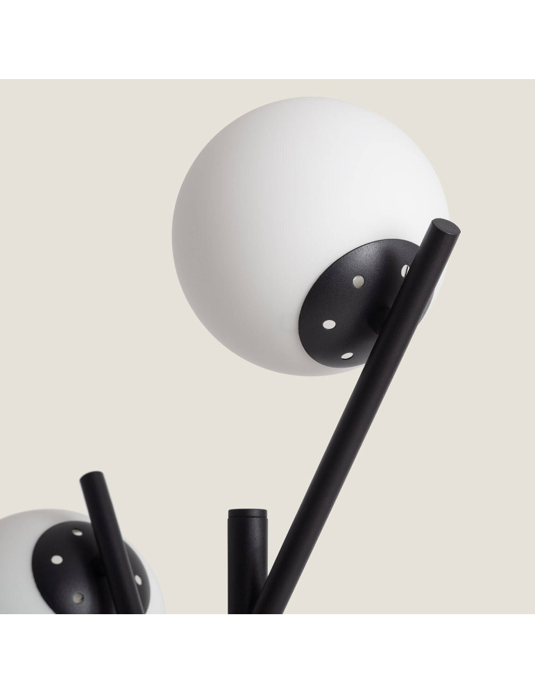 Lampadaire Métal et Verre Balts