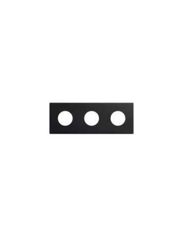 Cadre 3 Emplacements Esthétique Minimal pour Prise Schuko CLEAN SIMON 270 27110630