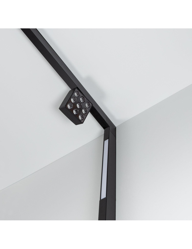 Raccord en L Vertical pour Rail Magnétique En Saillie 20mm