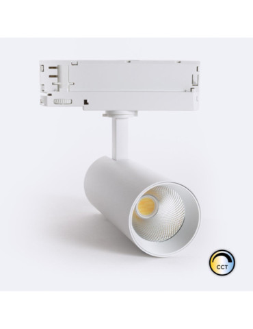 Spot LED sur Rail Triphasé 20W Carlo CCT Blanc