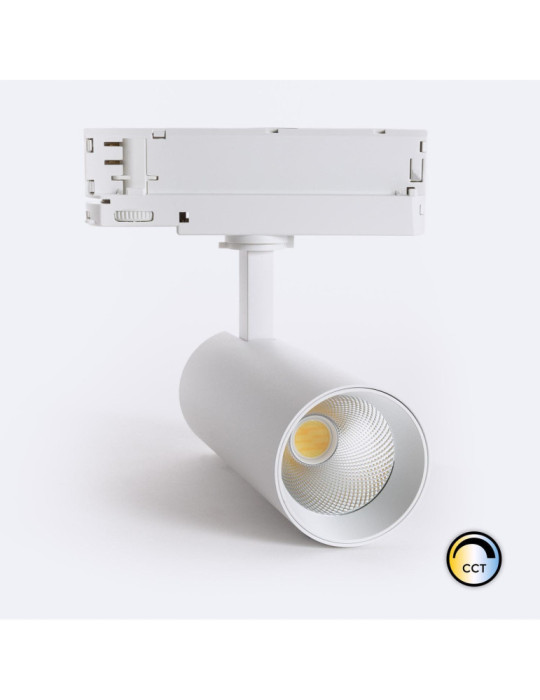 Spot LED sur Rail Triphasé 20W Carlo CCT Blanc