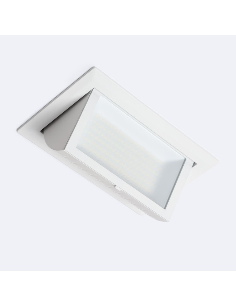 Downlight LED 40W Rectangulaire Orientable OSRAM CCT 120 lm/W Coupe 210x125 mm Downlight LED 40W Rectangulaire Orientable OSRAM CCT 120 lm/W Coupe 210x125 mm