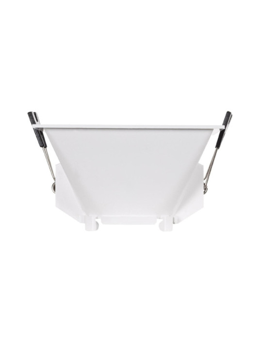 Spot LED Downlight Carré GU10 6W Coupe 85x85mm Faible UGR PC