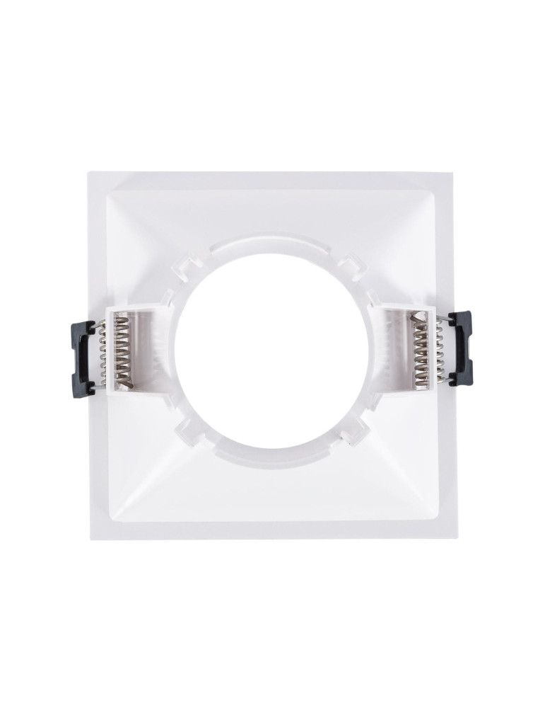 Spot LED Downlight Carré GU10 6W Coupe 85x85mm Faible UGR PC