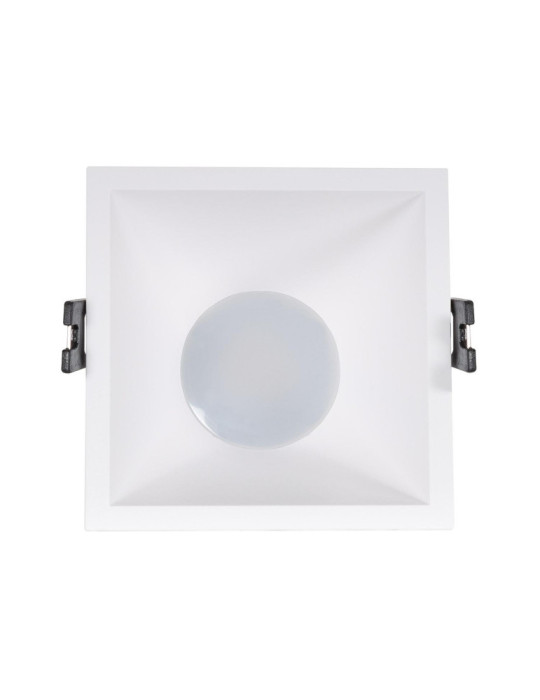 Spot LED Downlight Carré GU10 6W Coupe 85x85mm Faible UGR PC