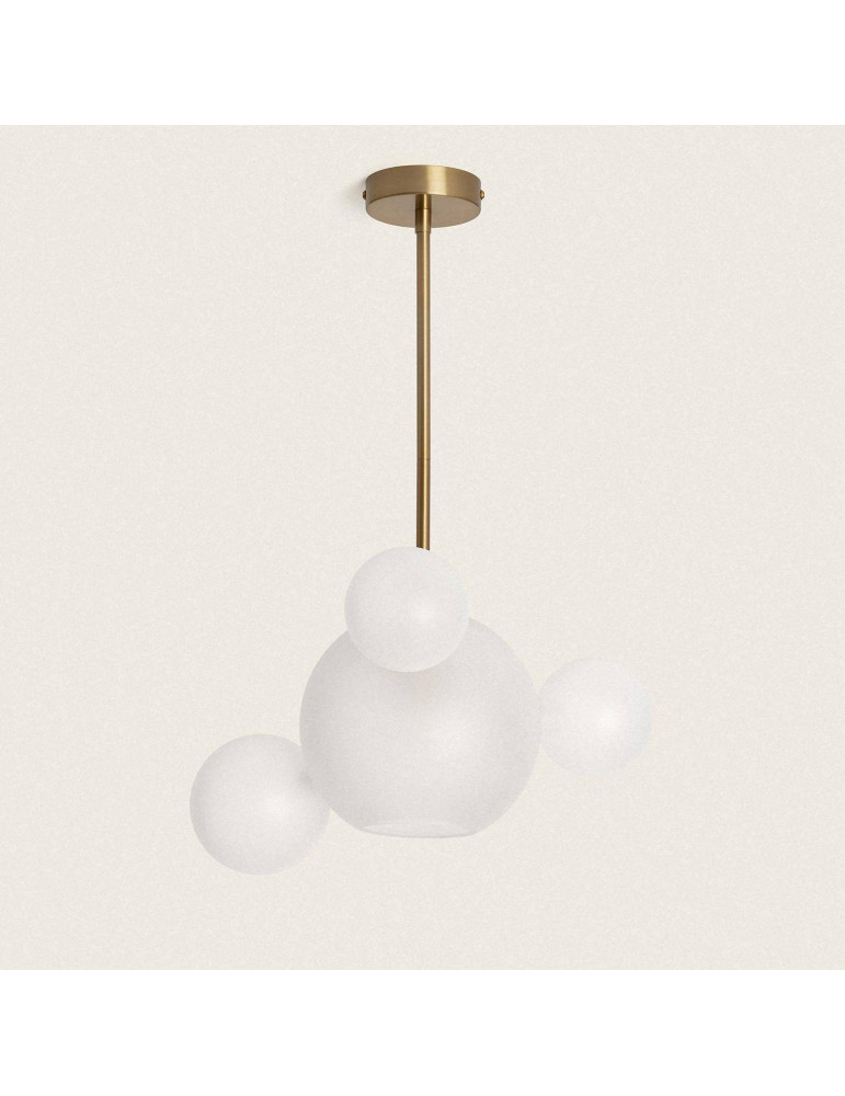 Suspension Métal et Verre Ludmila