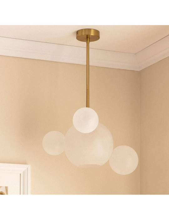 Suspension Métal et Verre Ludmila