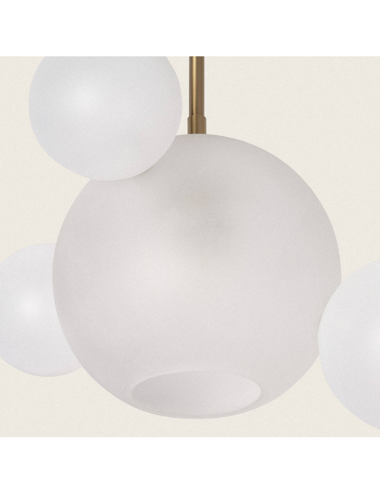 Suspension Métal et Verre Ludmila