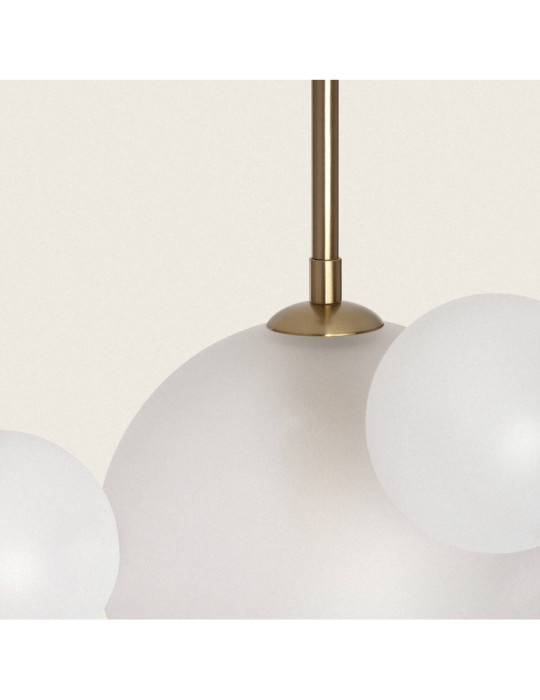 Suspension Métal et Verre Ludmila