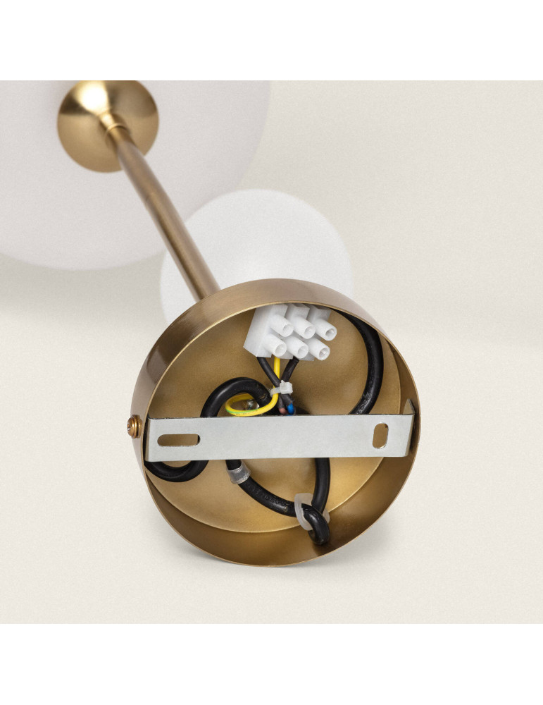 Suspension Métal et Verre Ludmila