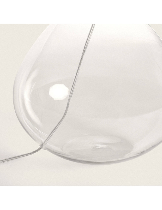 Lampe à Poser Tissu et Verre Marseille