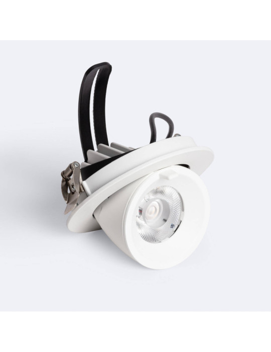 Downlight LED 15W Rond Orientable OSRAM CCT 120 lm/W LIFUD Coupe Ø 100 mm Downlight LED 15W Rond Orientable OSRAM CCT 120 lm/W LIFUD Coupe Ø 100 mm