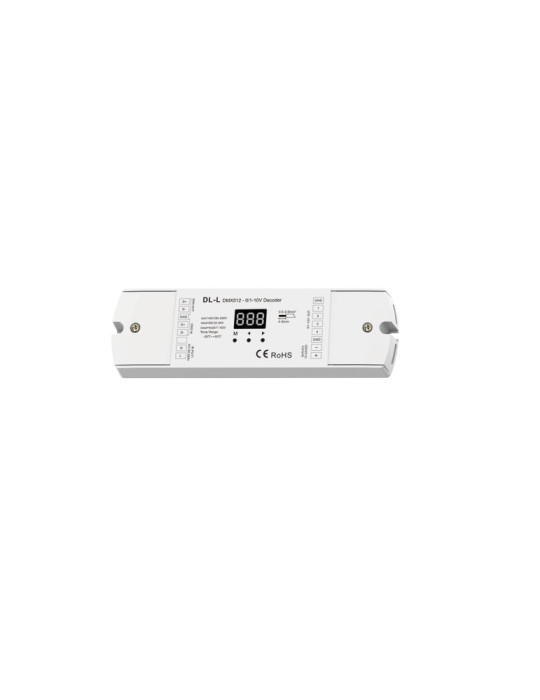 Convertisseur DMX512 vers 0/1-10V 4 Canaux Convertisseur DMX512 vers 0/1-10V 4 Canaux