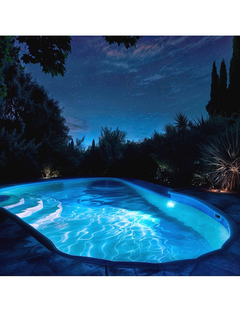 Spot LED Piscine en Saillie Submersible 12V AC/DC IP68 20W