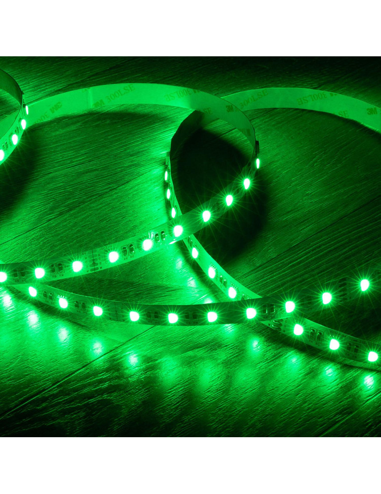 Ruban LED RGBW 24V DC SMD5050 60LED/m 5m IP20 Largeur 12mm Coupe 10cm