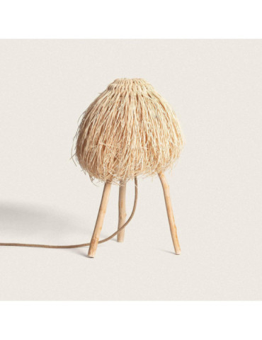 Lampe à Poser Rotin Lasje