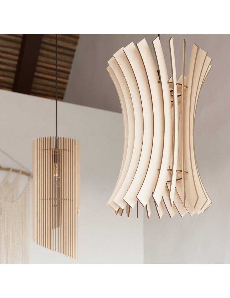 Suspension Bois Oriana SOLLUX