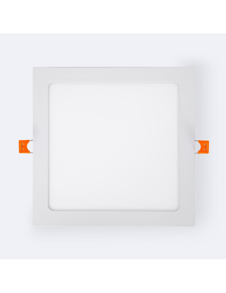 Dalle LED 18W Carrée Extra-Plate Coupe 205x205 mm Pack de 2 Unités