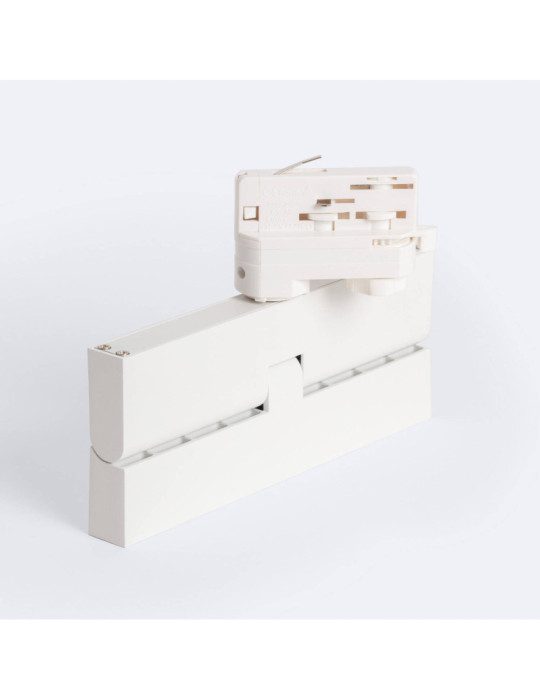 Spot Linéaire LED sur Rail Triphasé 12W CCT Dimmable Elegant Optic Blanc