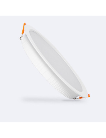 Downlight LED 30W Rond OSRAM Aero 110 lm/W LIFUD Coupe Ø 200 mm