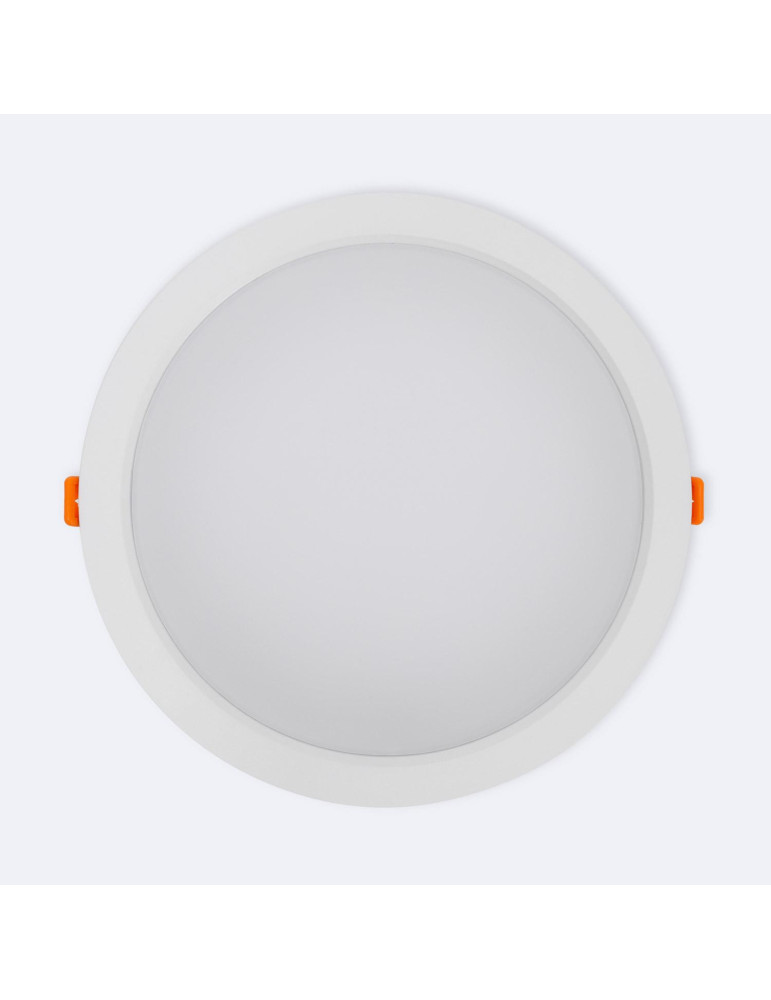 Downlight LED 30W Rond OSRAM Aero 110 lm/W LIFUD Coupe Ø 200 mm