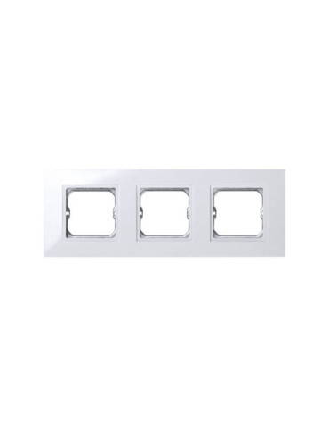 Cadre pour Pièce Intermédiaire 3 Emplacements Blanc SIMON 27 Play 2701630-030