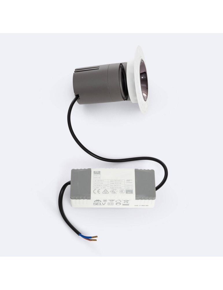 Spot Downlight LED 9W Conique Modulaire Lux Coupe Ø 55 mm pour Plâtre/Placo