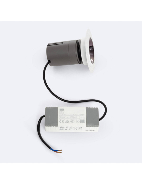 Spot Downlight LED 9W Conique Modulaire Lux Coupe Ø 55 mm pour Plâtre/Placo