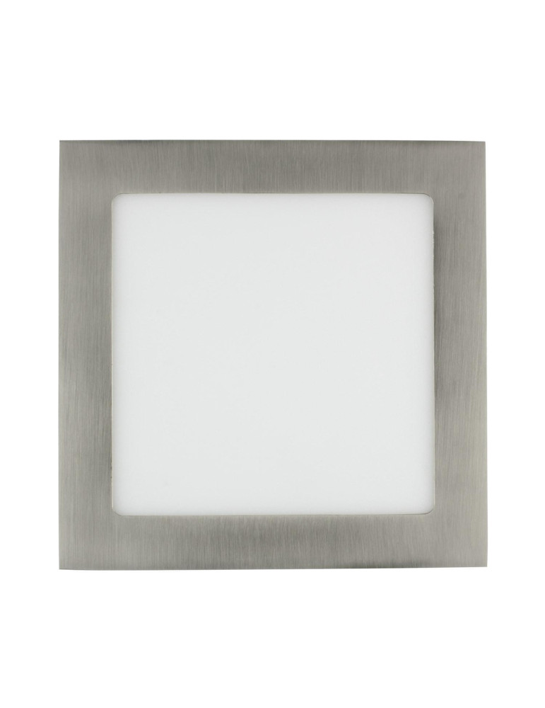 Dalle LED 18W Carrée Extra-Plate Coupe 205x205mm Argentée